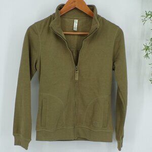 Soybu Women's Casual Cotton Zip jacket - small, olive green
